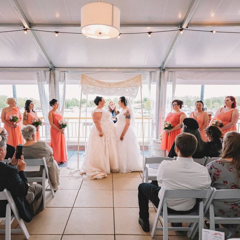 Angela & Loren wedding at Arbor at the Port, Rochester, photograph 5