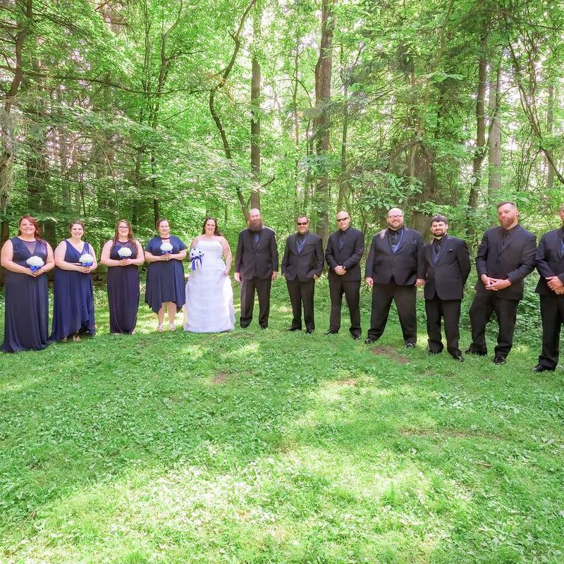 Karen & Brad wedding at Blue Cut Nature Center, Lyons, photograph 6