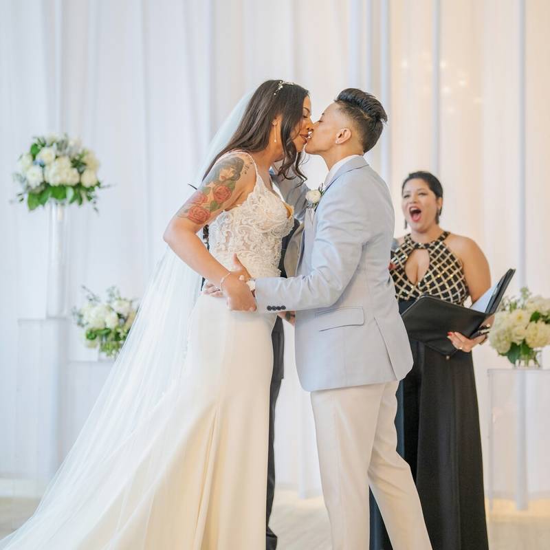 Zahira & Jerelis wedding at Arbor at the Port, Rochester, photograph 6