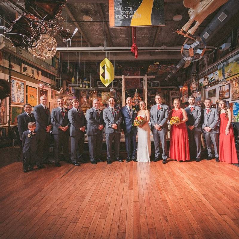Sami & Ryan wedding at Artisan Works, Rochester, photograph 6