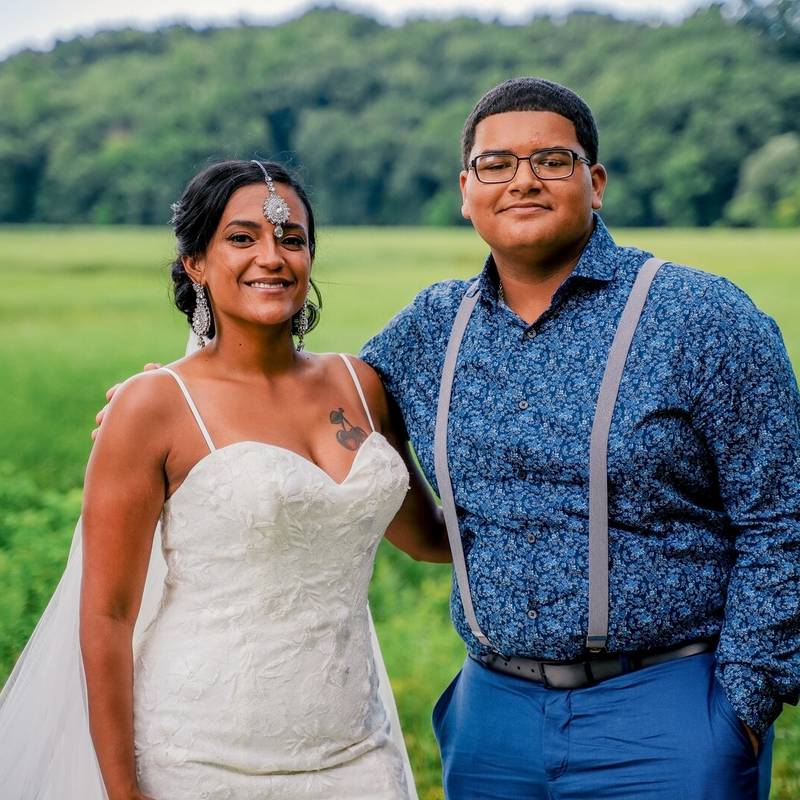 Yadira & Aaron wedding at Glendoveers, Rochester, photograph 6