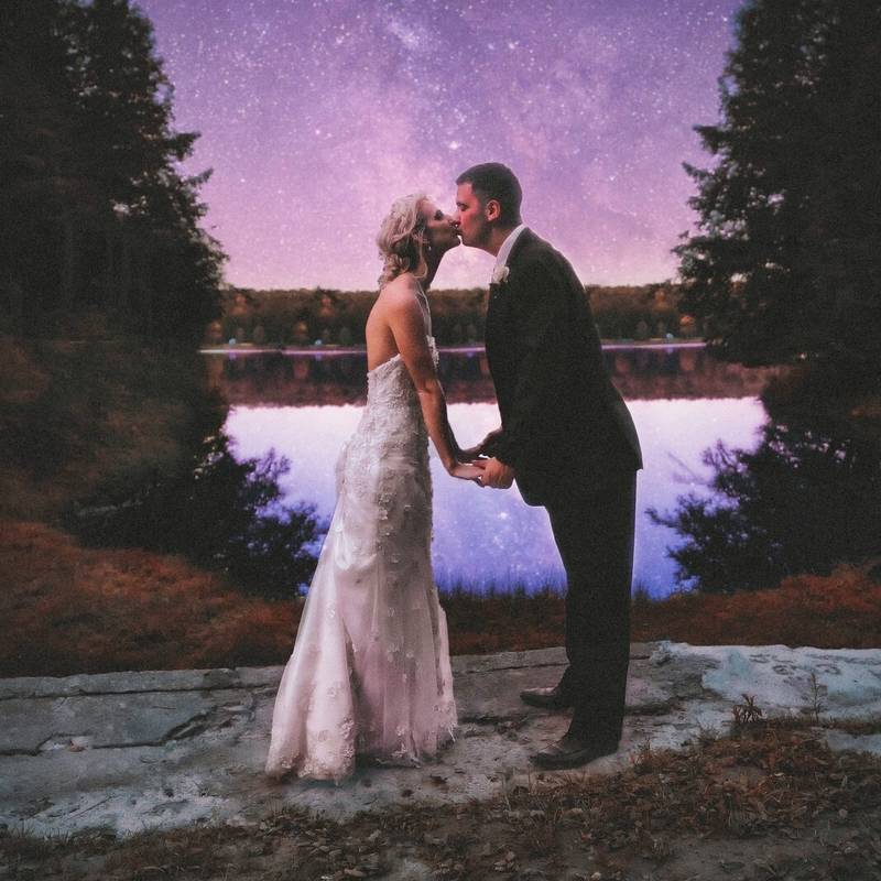 Sydney & Zach wedding at Camp Wonkru, Binghamton, photograph 7