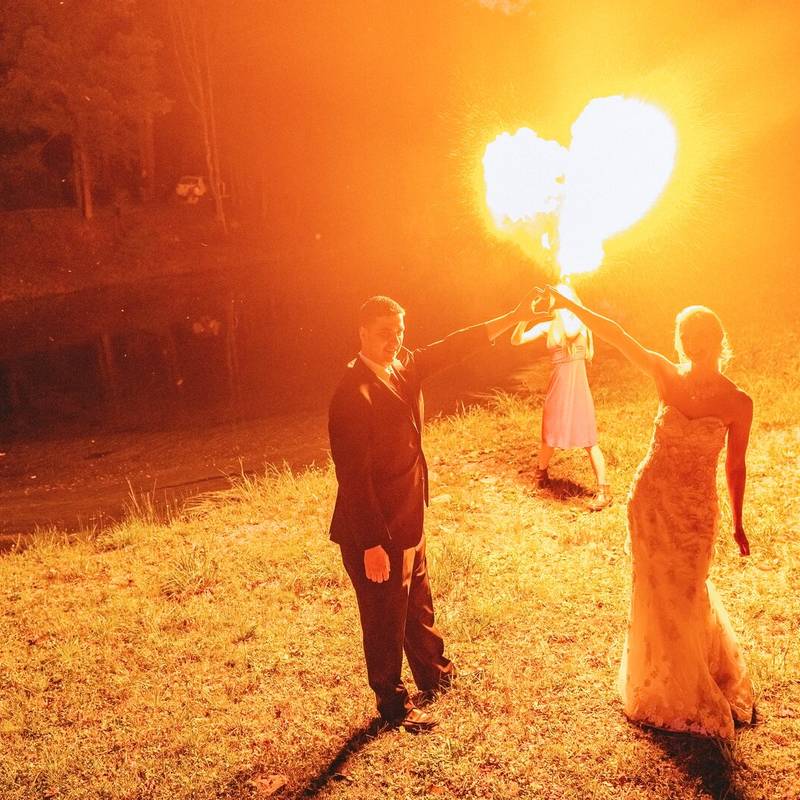 Sydney & Zach wedding at Camp Wonkru, Binghamton, photograph 8