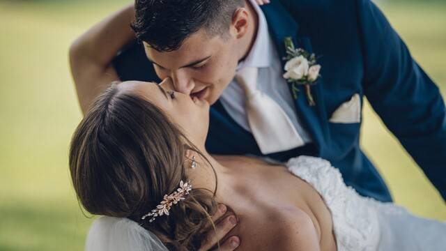 Megan & Joey wedding film at Belhurst Castle & Winery