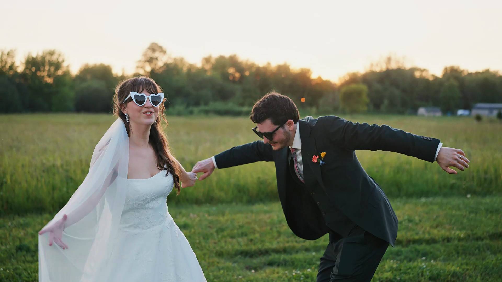 Adam & Mia wedding film at Binksberry Hollow