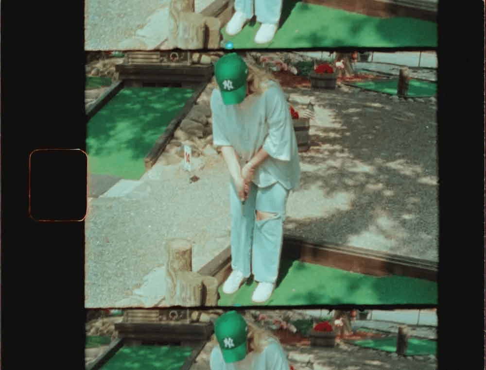 Super 8 date night film frame