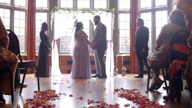 Gillian & Spencer wedding film at Memorial Art Gallery
