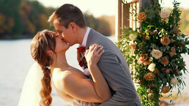 Colin & Kimberly wedding film at Old Daley on Crooked Lake
