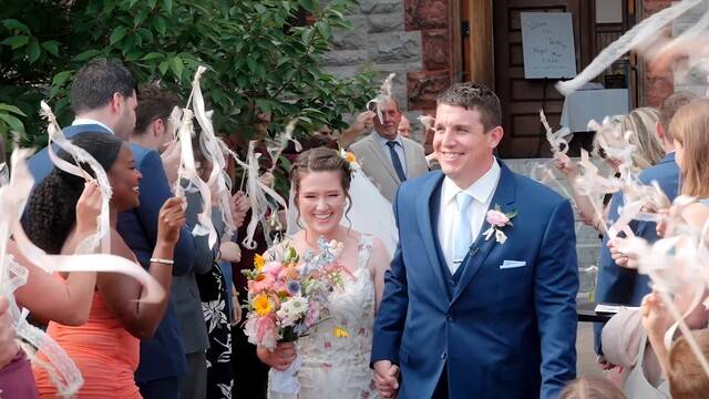 Abigail & Max wedding film at Green Lakes State Park