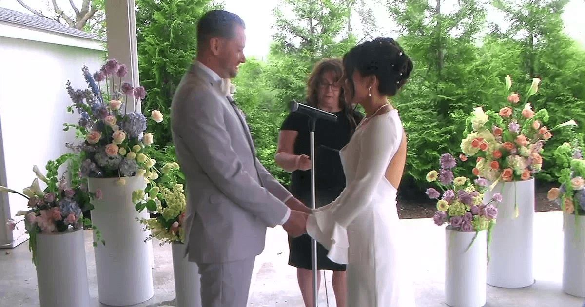 DadCam vintage camcorder wedding frame