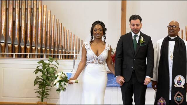 Nick & Nasya wedding film at The Bank of EA