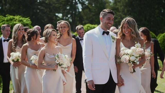 Taylor & Corey wedding film at The Fallbrook House